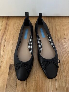 Draper James Black Ballet Flats with Bow